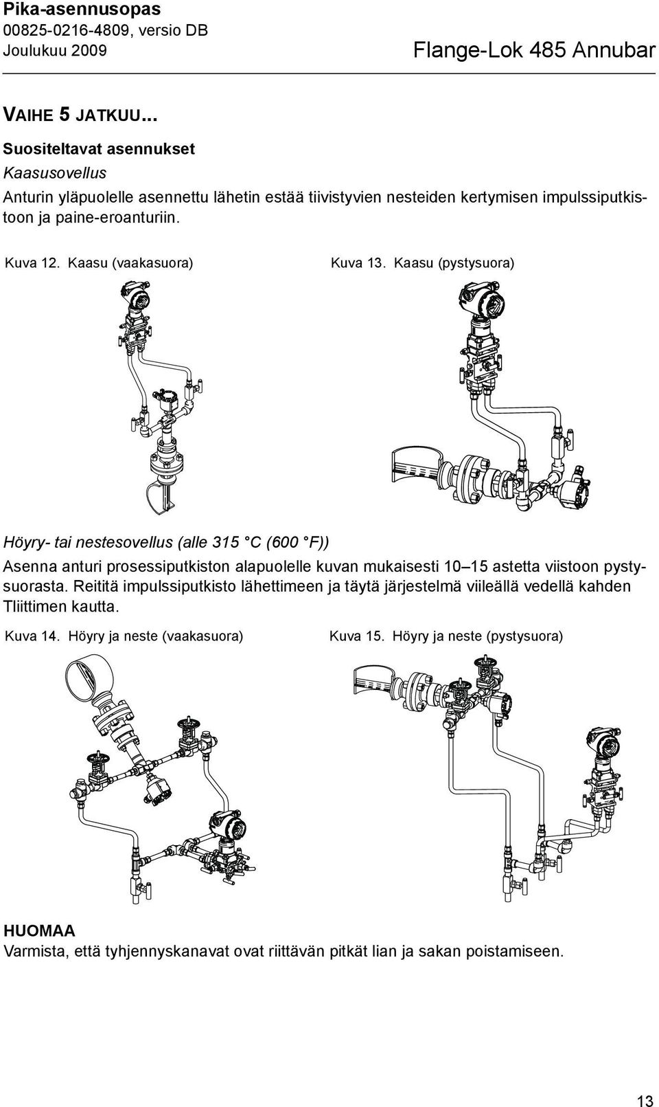 Kaasu (vaakasuora) Kuva 13.