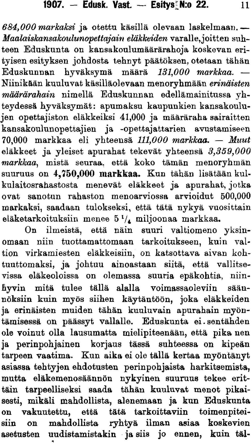131,000 markkaa.