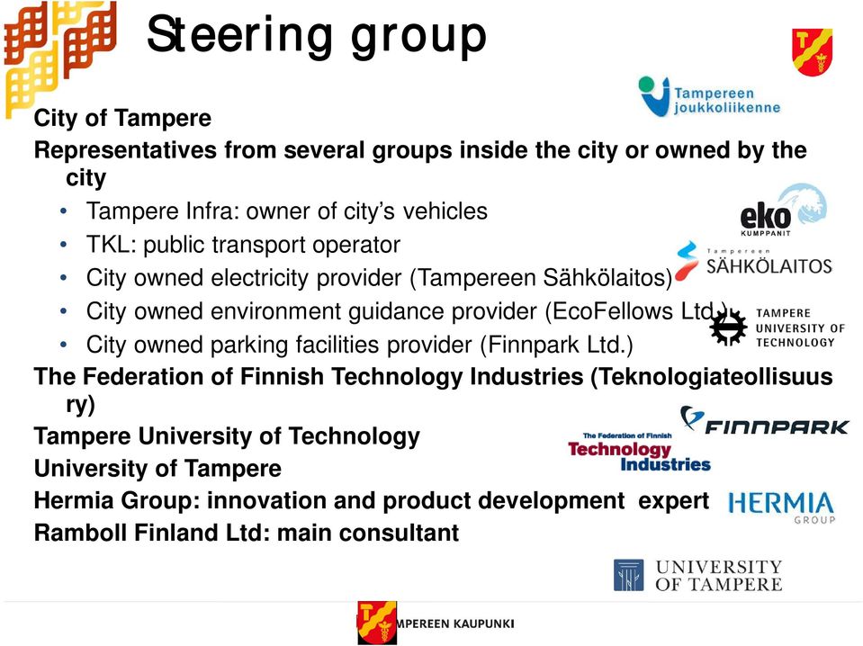 (EcoFellows Ltd.) City owned parking facilities provider (Finnpark Ltd.