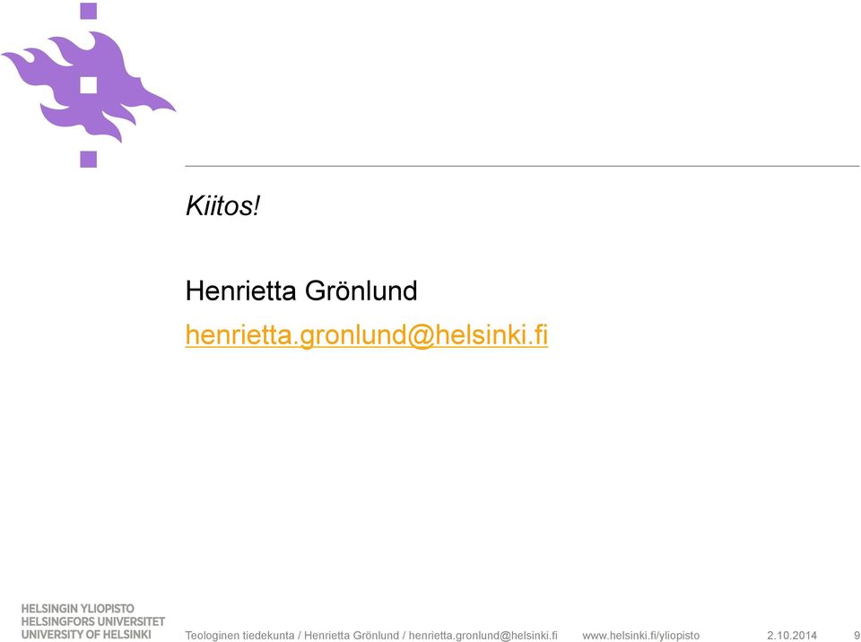 fi Teologinen tiedekunta / Henrietta