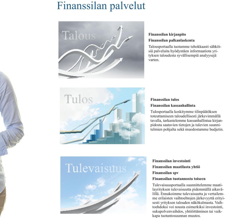 Finanssilan tulos Finanssilan kassanhallinta Tulosportaalla keskitymme tilinpäätöksen toteuttamiseen taloudellisesti järkevimmällä tavalla, tarkastelemme kassanhallintaa kirjanpidosta saatavien