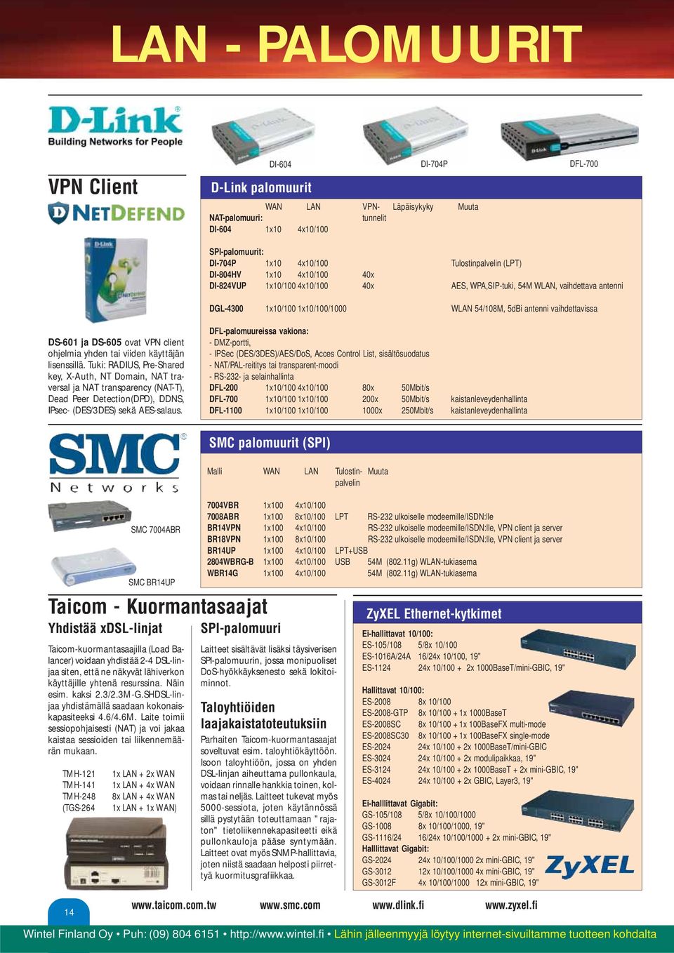 DS-605 ovat VPN client ohjelmia yhden tai viiden käyttäjän lisenssillä.