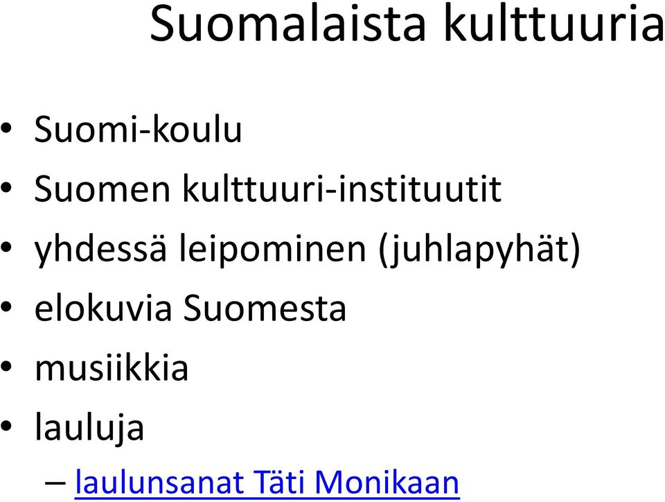 leipominen (juhlapyhät) elokuvia