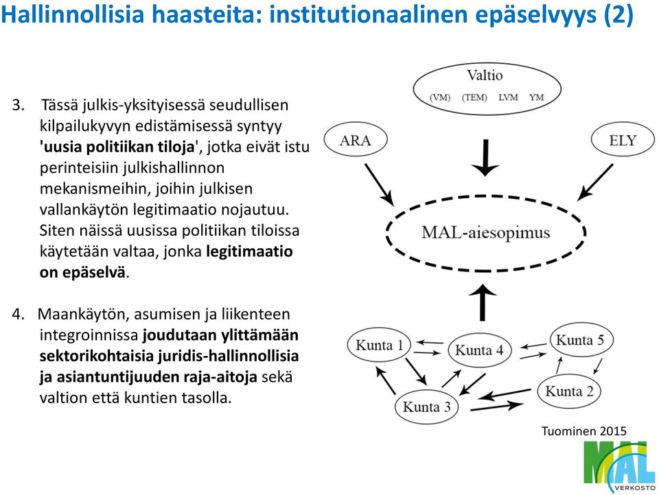 julkishallinnon mekanismeihin, joihin julkisen vallankäytön legitimaatio nojautuu.