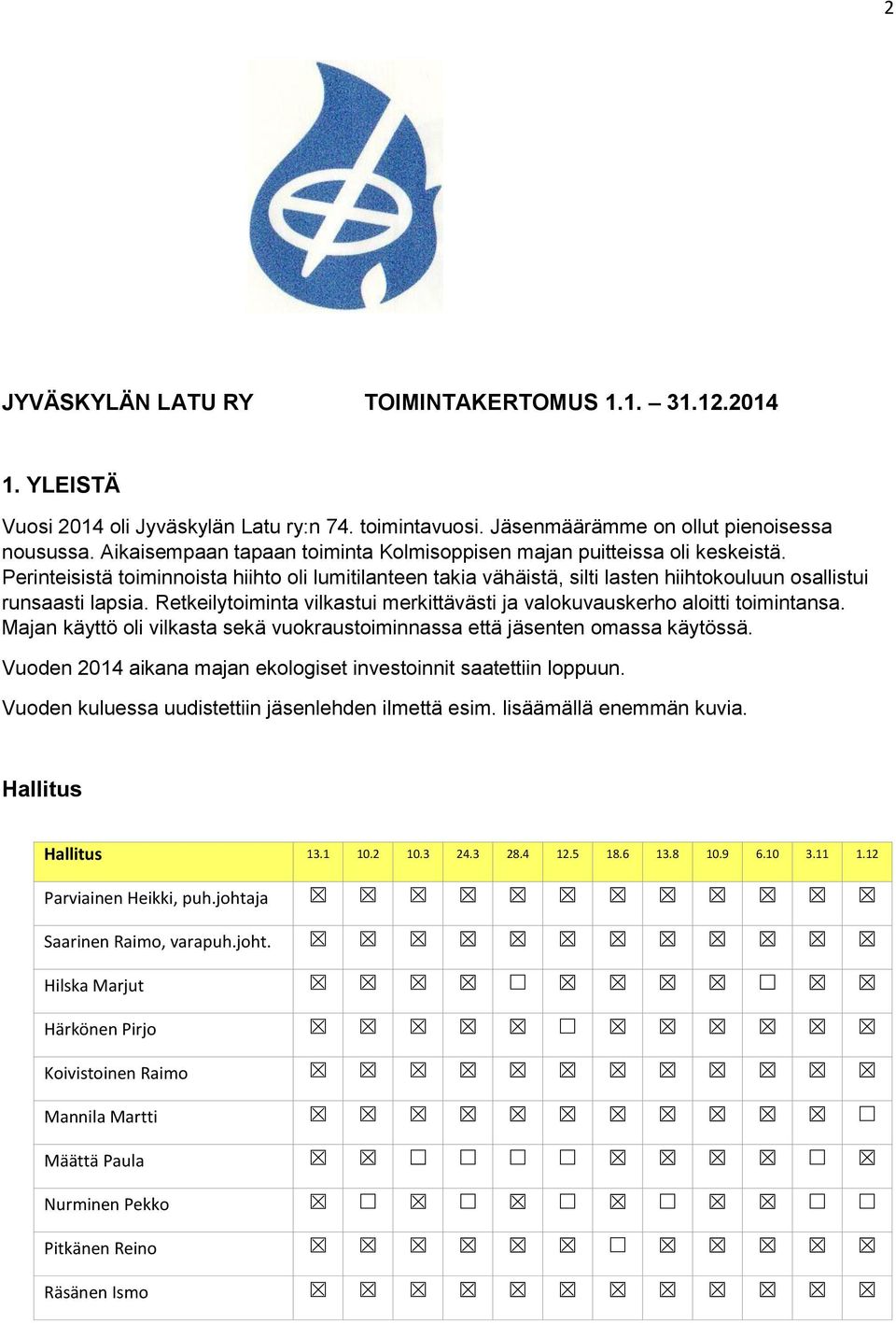 Retkeilytoiminta vilkastui merkittävästi ja valokuvauskerho aloitti toimintansa. Majan käyttö oli vilkasta sekä vuokraustoiminnassa että jäsenten omassa käytössä.