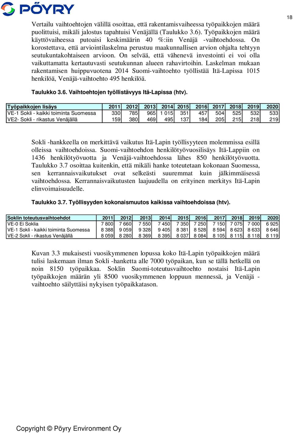 On korostettava, että arviointilaskelma perustuu maakunnallisen arvion ohjalta tehtyyn seutukuntakohtaiseen arvioon.