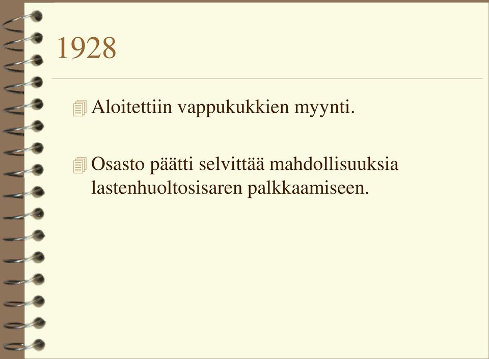 Osasto päätti selvittää