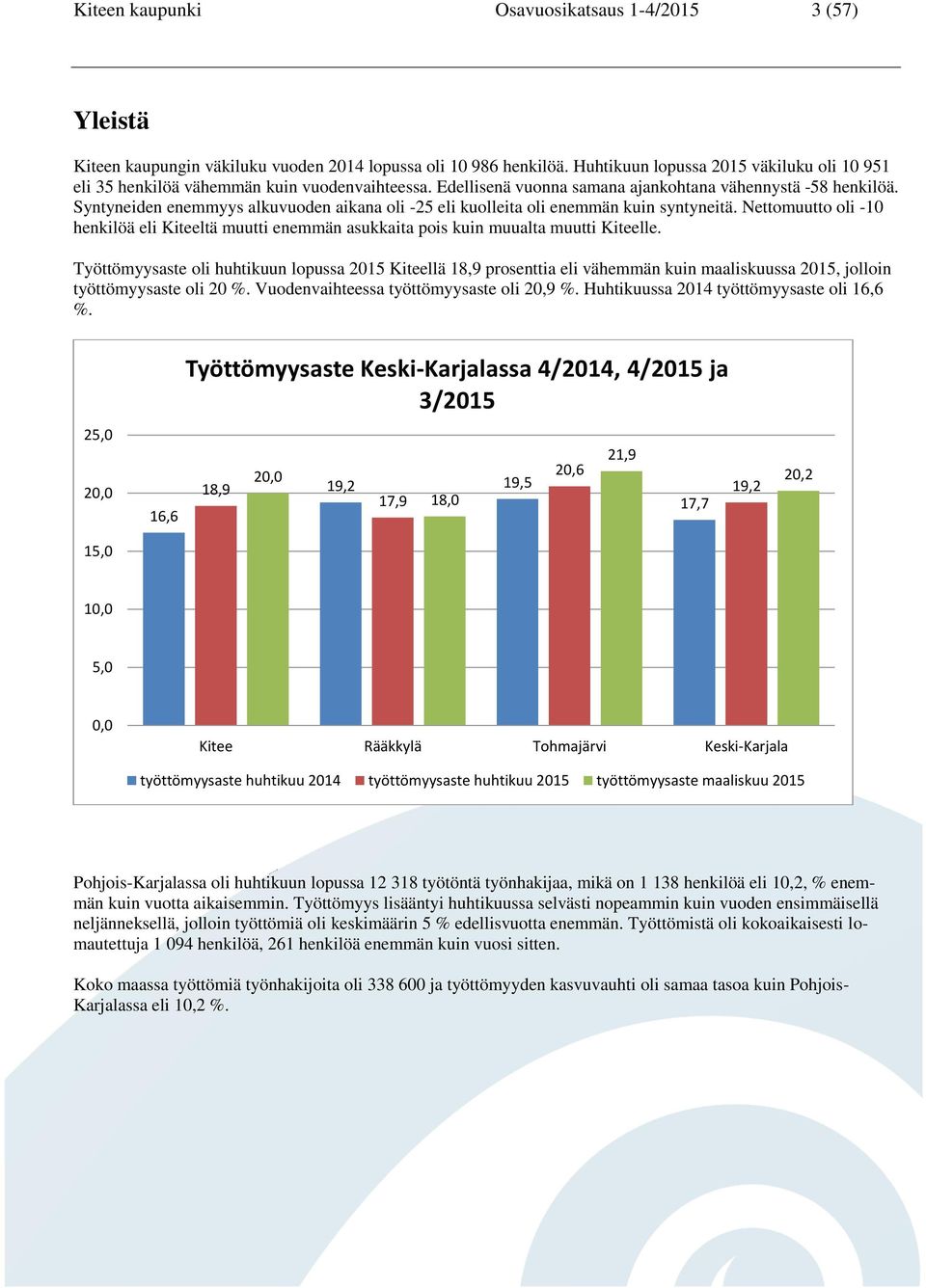 Nettomuutto oli -10 henkilöä eli Kiteeltä muutti enemmän asukkaita pois kuin muualta muutti Kiteelle.