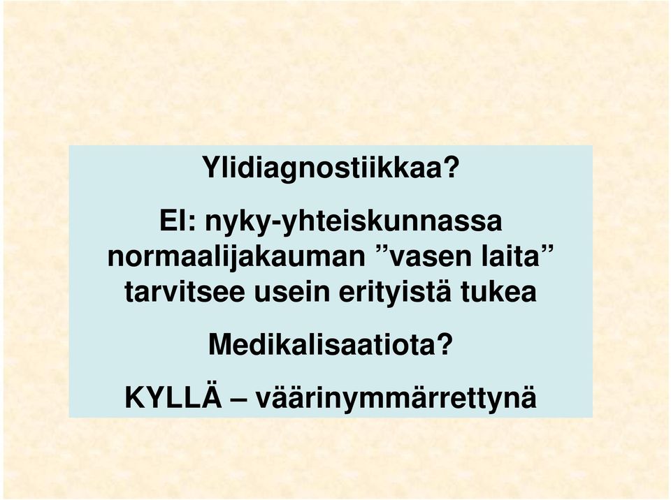 normaalijakauman vasen laita