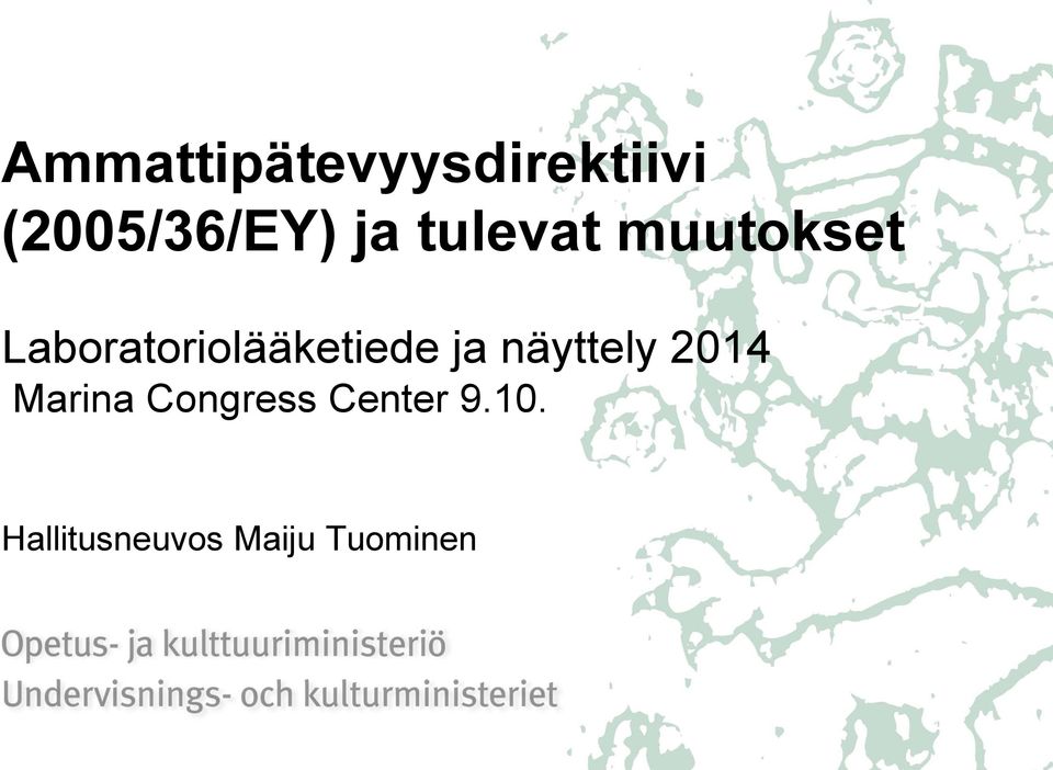 Laboratoriolääketiede ja näyttely 2014