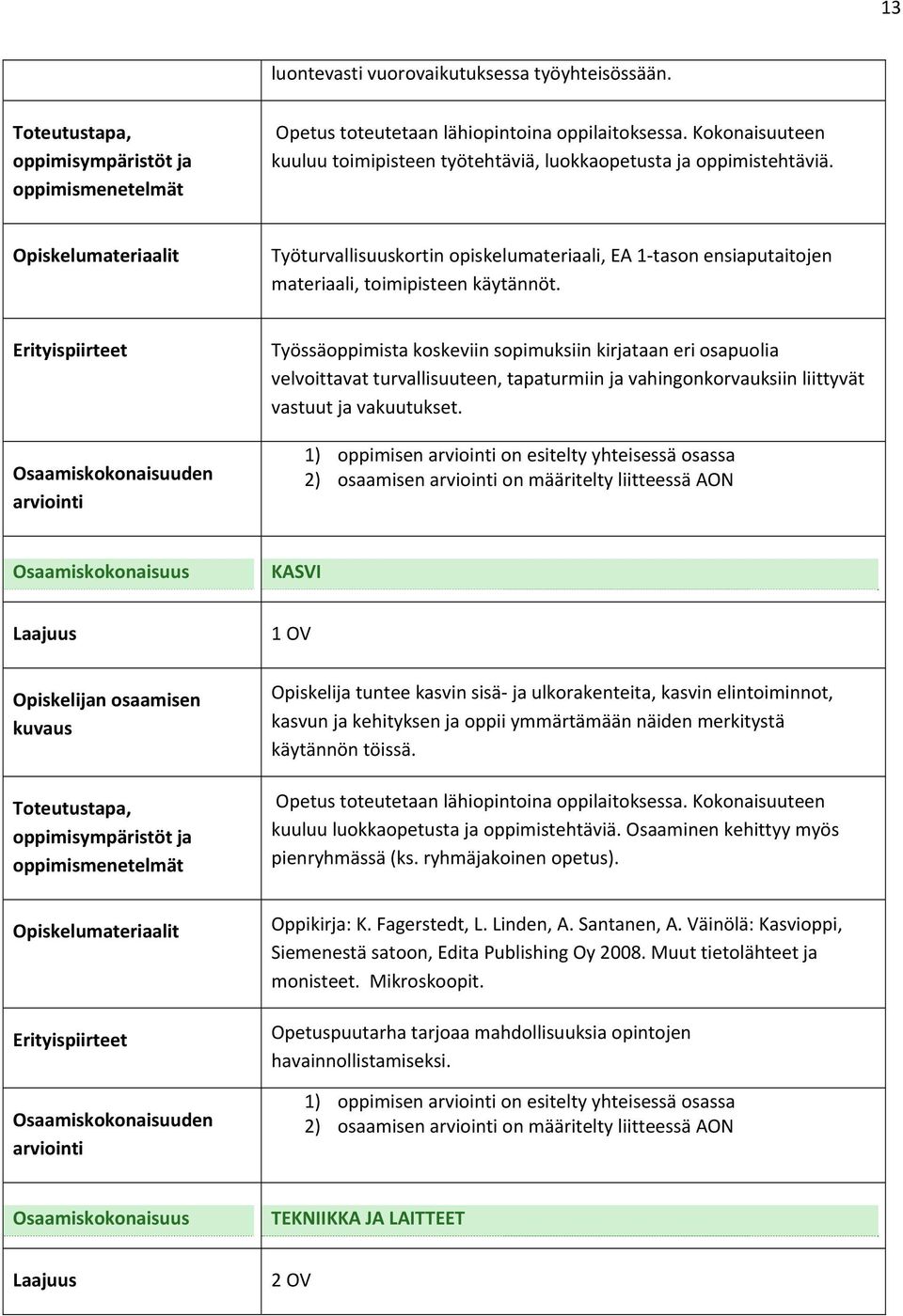 Työssäoppimista koskeviin sopimuksiin kirjataan eri osapuolia velvoittavat turvallisuuteen, tapaturmiin ja vahingonkorvauksiin liittyvät vastuut ja vakuutukset.