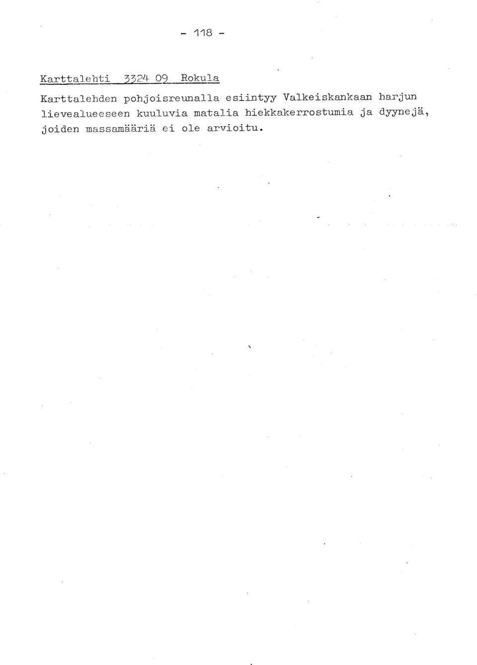 lievealueeseen kuuluvia matalia