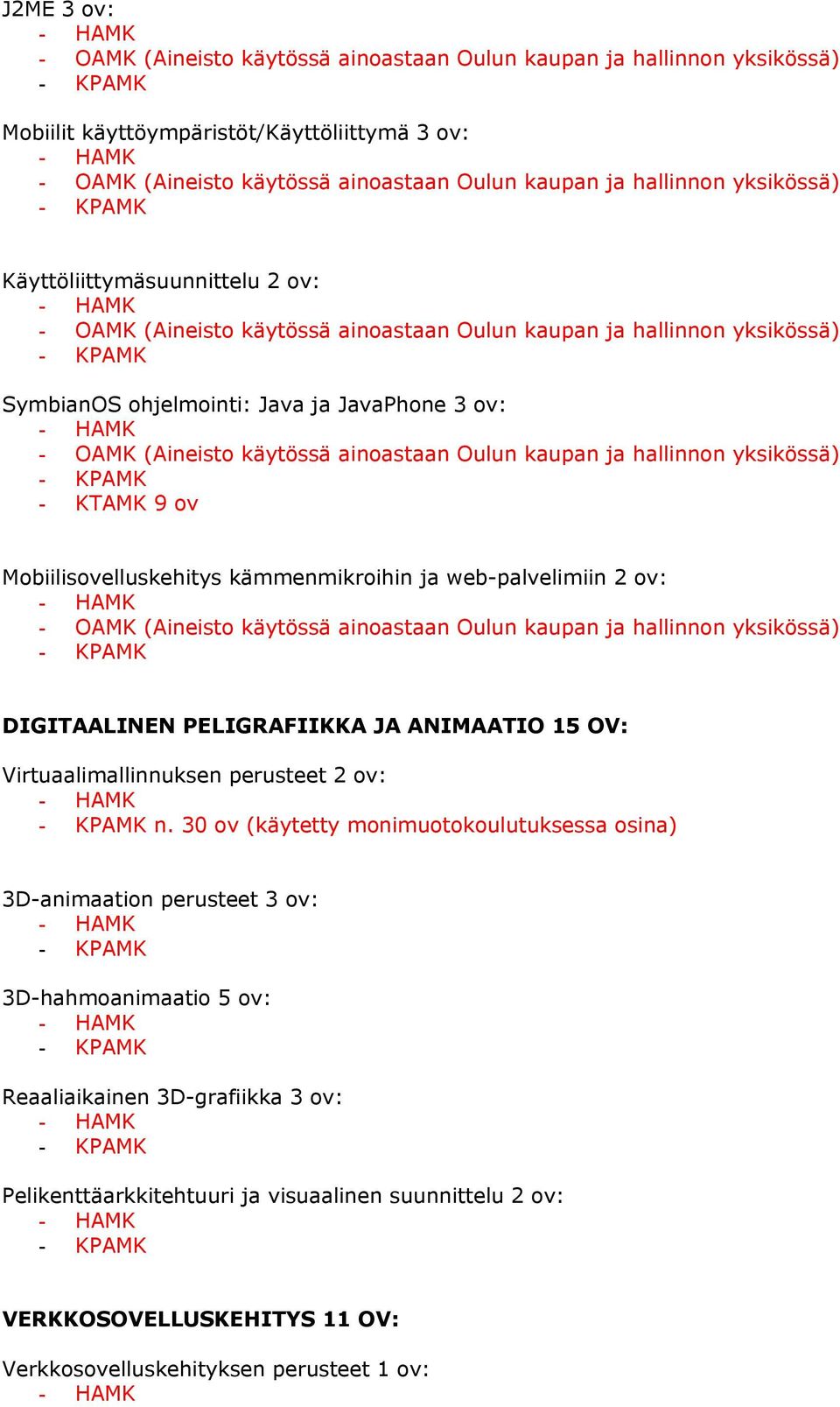 Virtuaalimallinnuksen perusteet 2 ov: n.