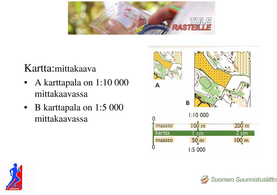 mittakaavassa B