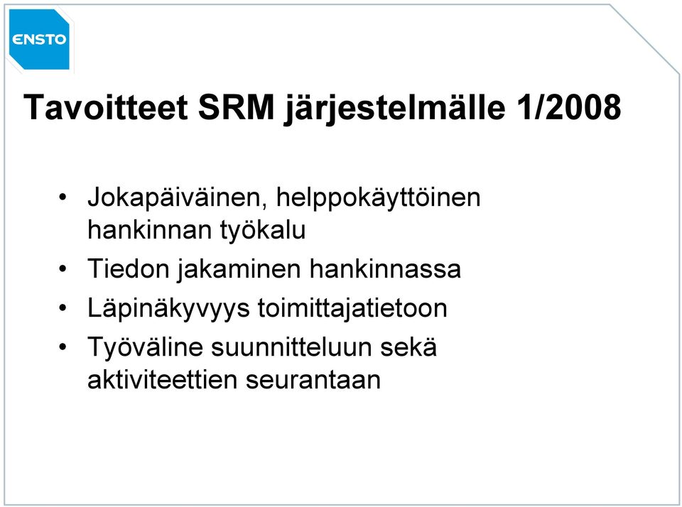 Tiedon jakaminen hankinnassa Läpinäkyvyys