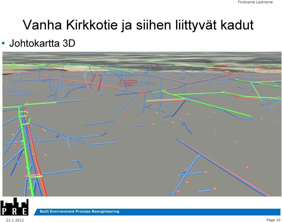 kadut Johtokartta