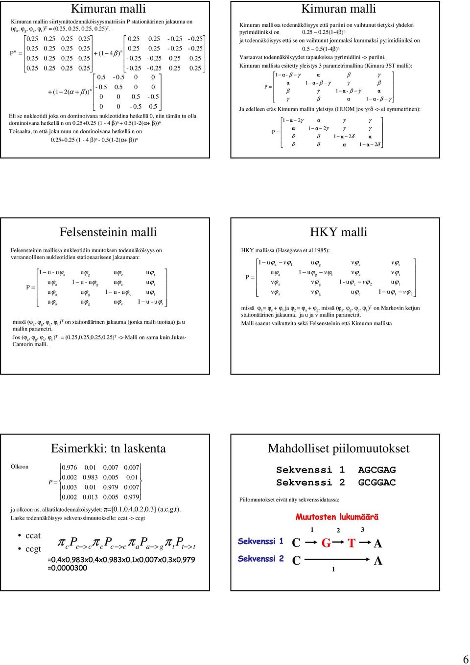 5(1-2(α+ )) Toisl, eä joku muu o domioiv hekellä o + (1-4 ) - 0.5(1-2(α+ )) 0 0.