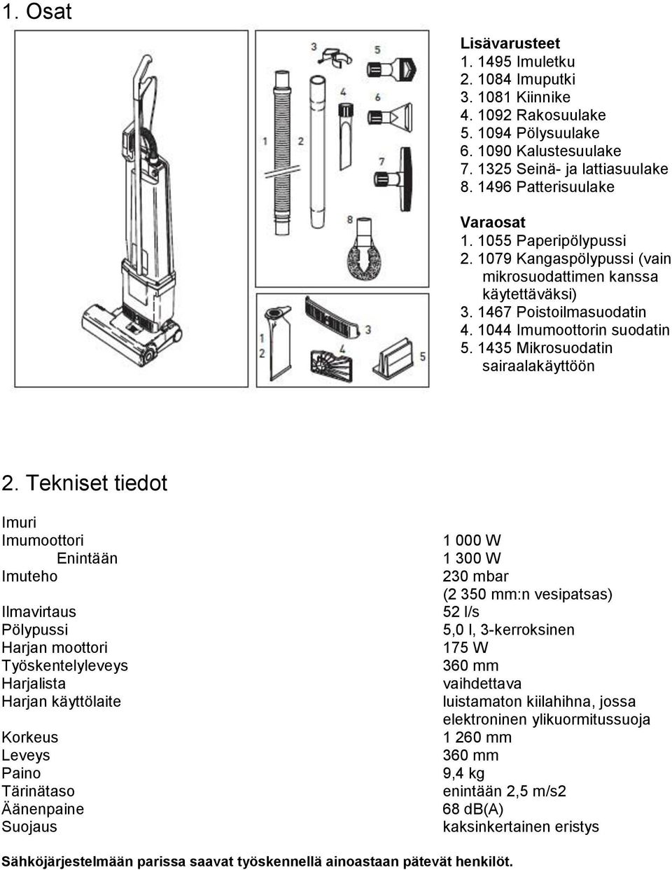 1435 Mikrosuodatin sairaalakäyttöön 2.