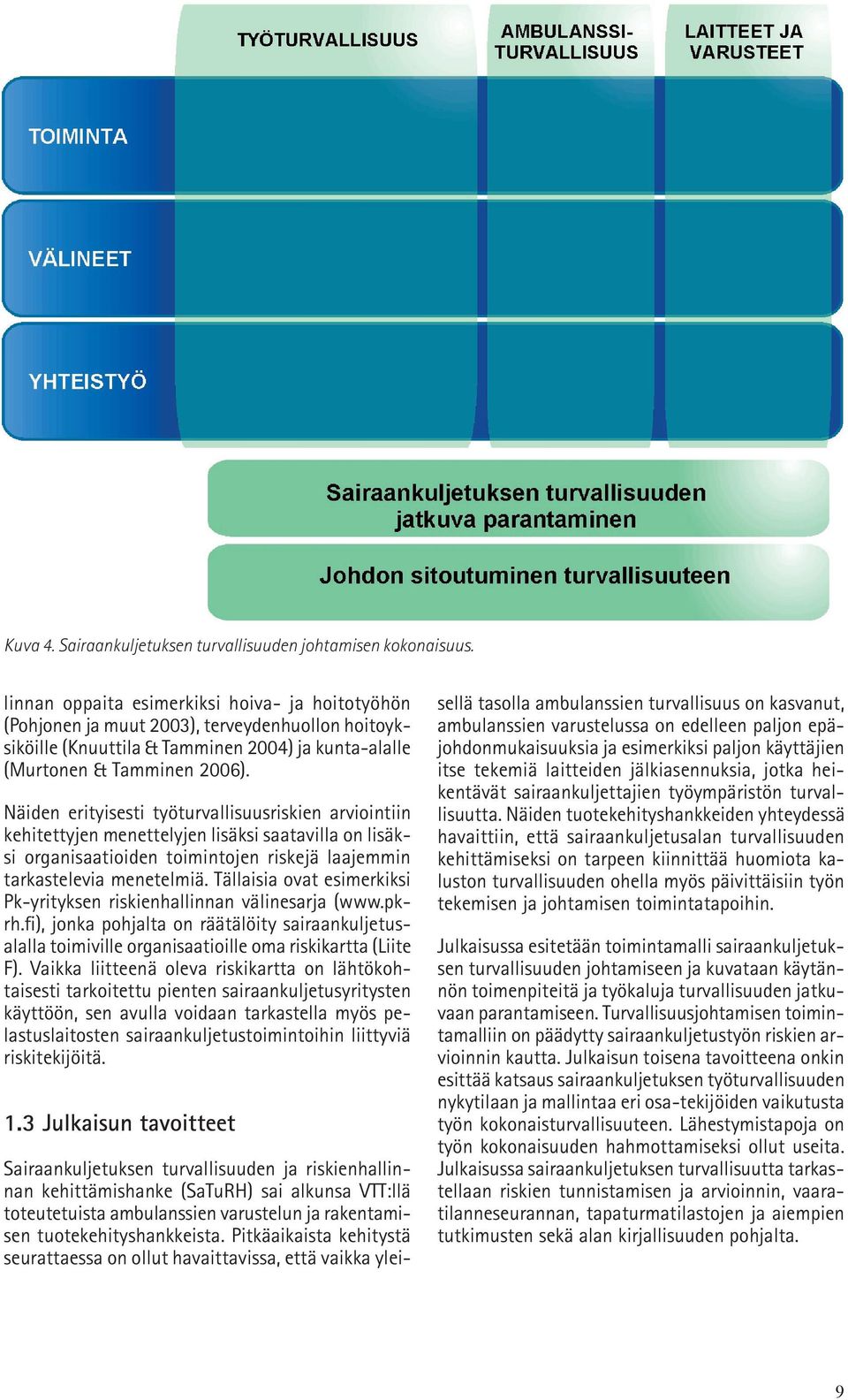 Näiden erityisesti työturvallisuusriskien arviointiin kehitettyjen menettelyjen lisäksi saatavilla on lisäksi organisaatioiden toimintojen riskejä laajemmin tarkastelevia menetelmiä.