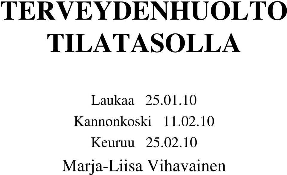 10 Kannonkoski 11.02.