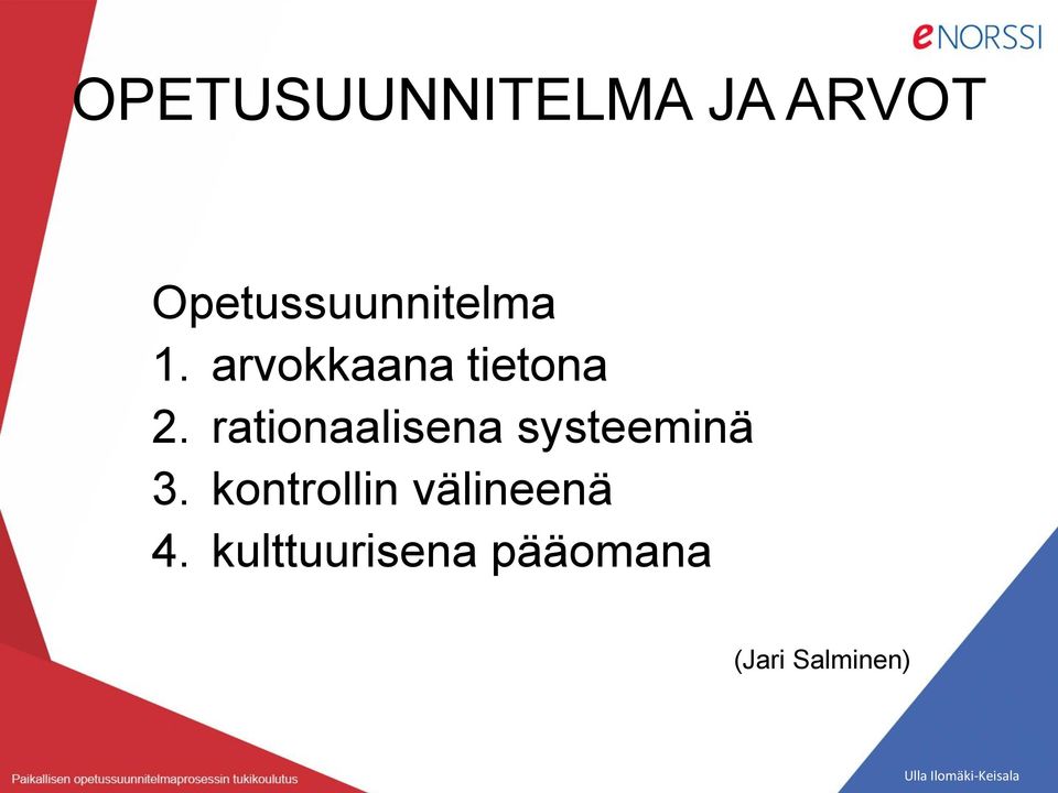 arvokkaana tietona 2.