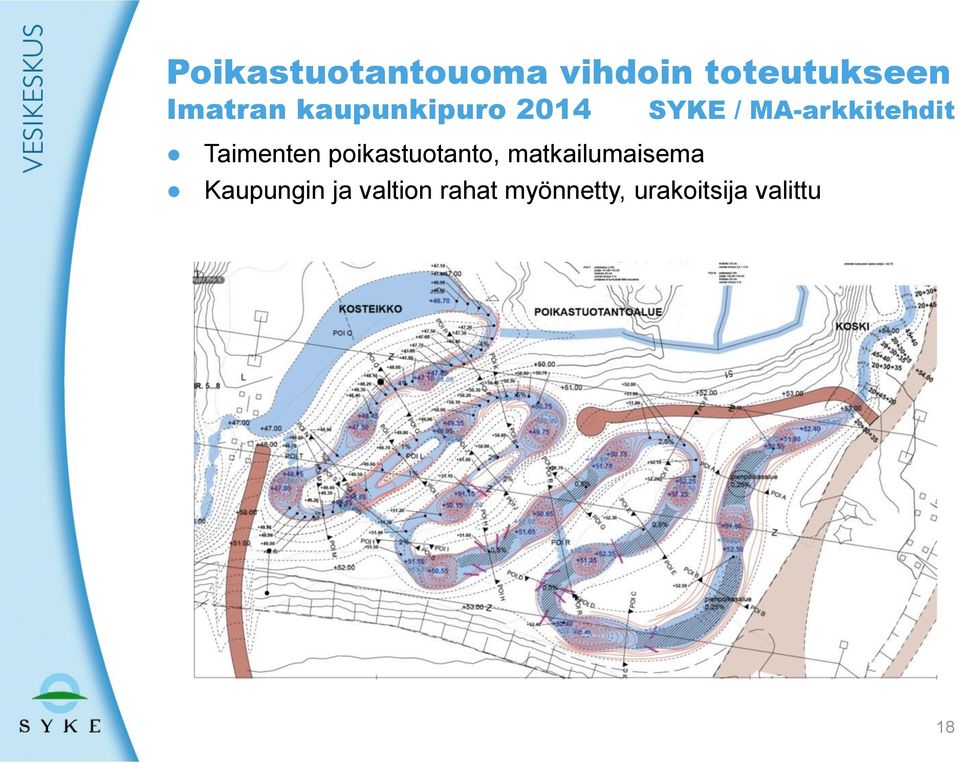 Taimenten poikastuotanto, matkailumaisema