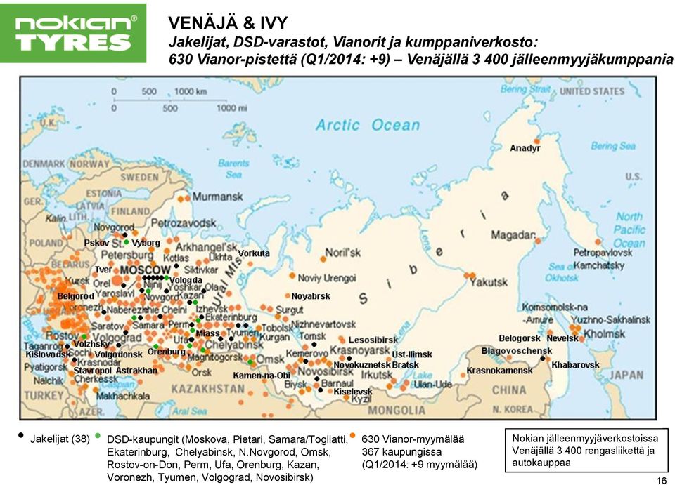 Ekaterinburg, Chelyabinsk, N.