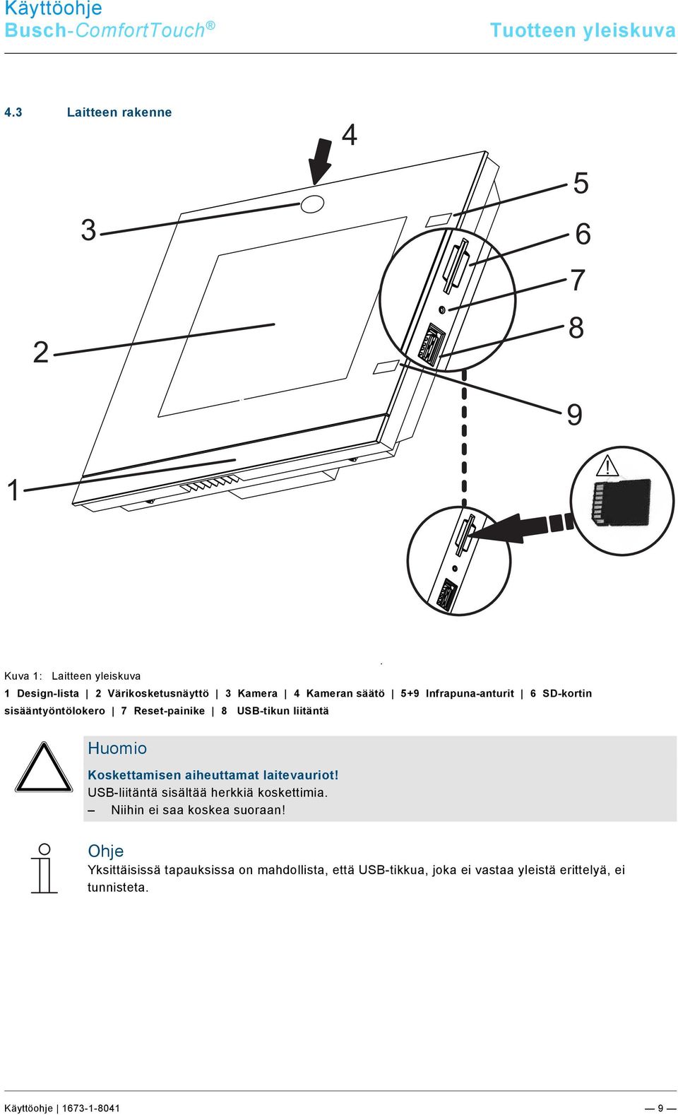 9\mod_1268898668093_0.docx @ 184562 @ @ 1 ohje Tuotteen yleiskuva Pos: 13.6.1 /Layout bis 2014-11-11/Online-Dokumentation (+KNX)/Überschriften (--> Für alle Dokumente <--)/2.