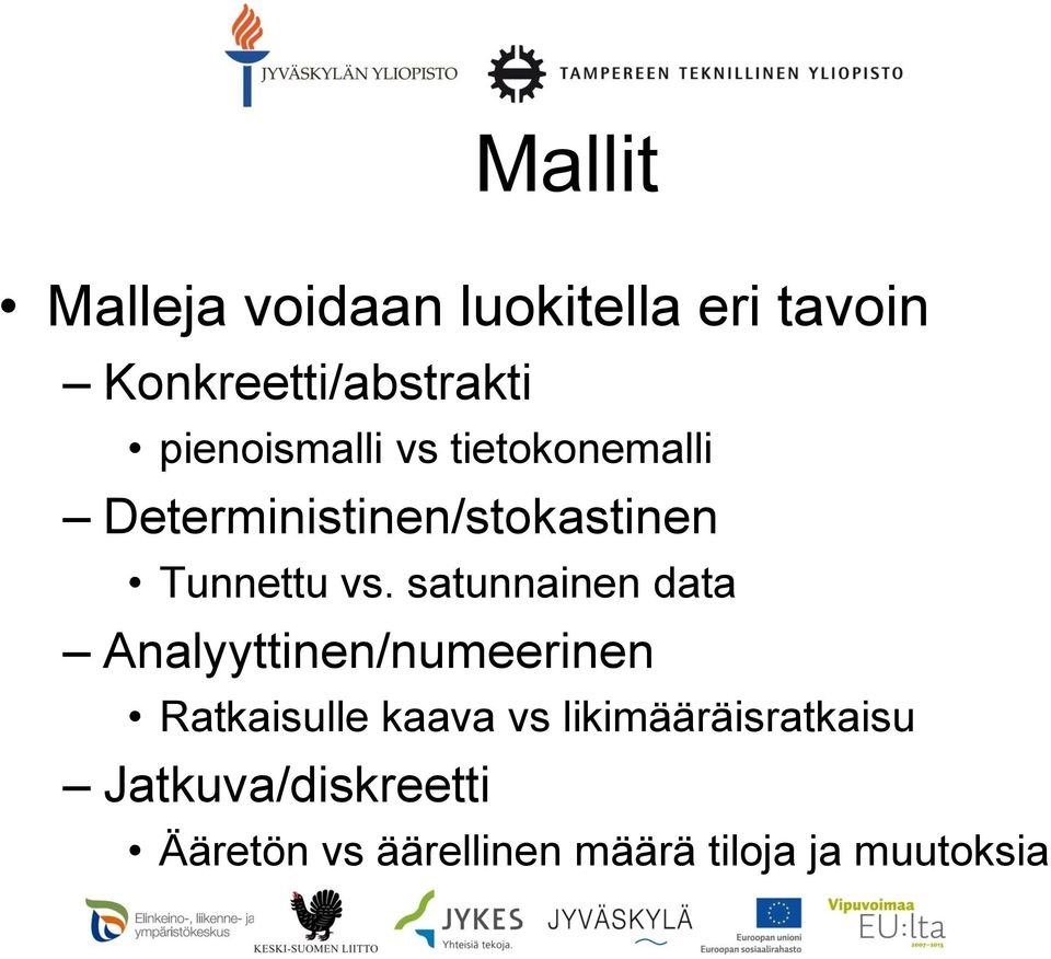 satunnainen data Analyyttinen/numeerinen Ratkaisulle kaava vs