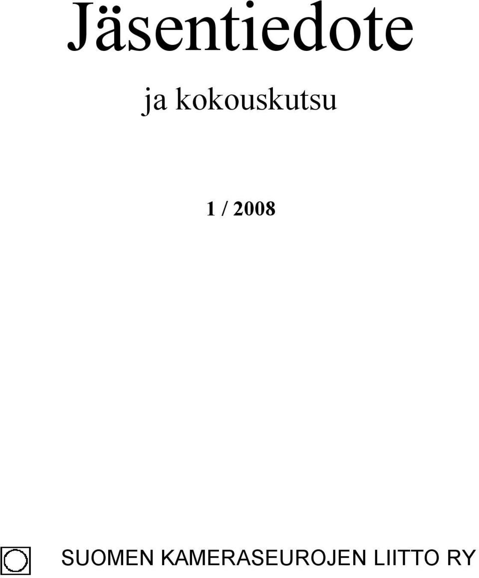 2008 SUOMEN