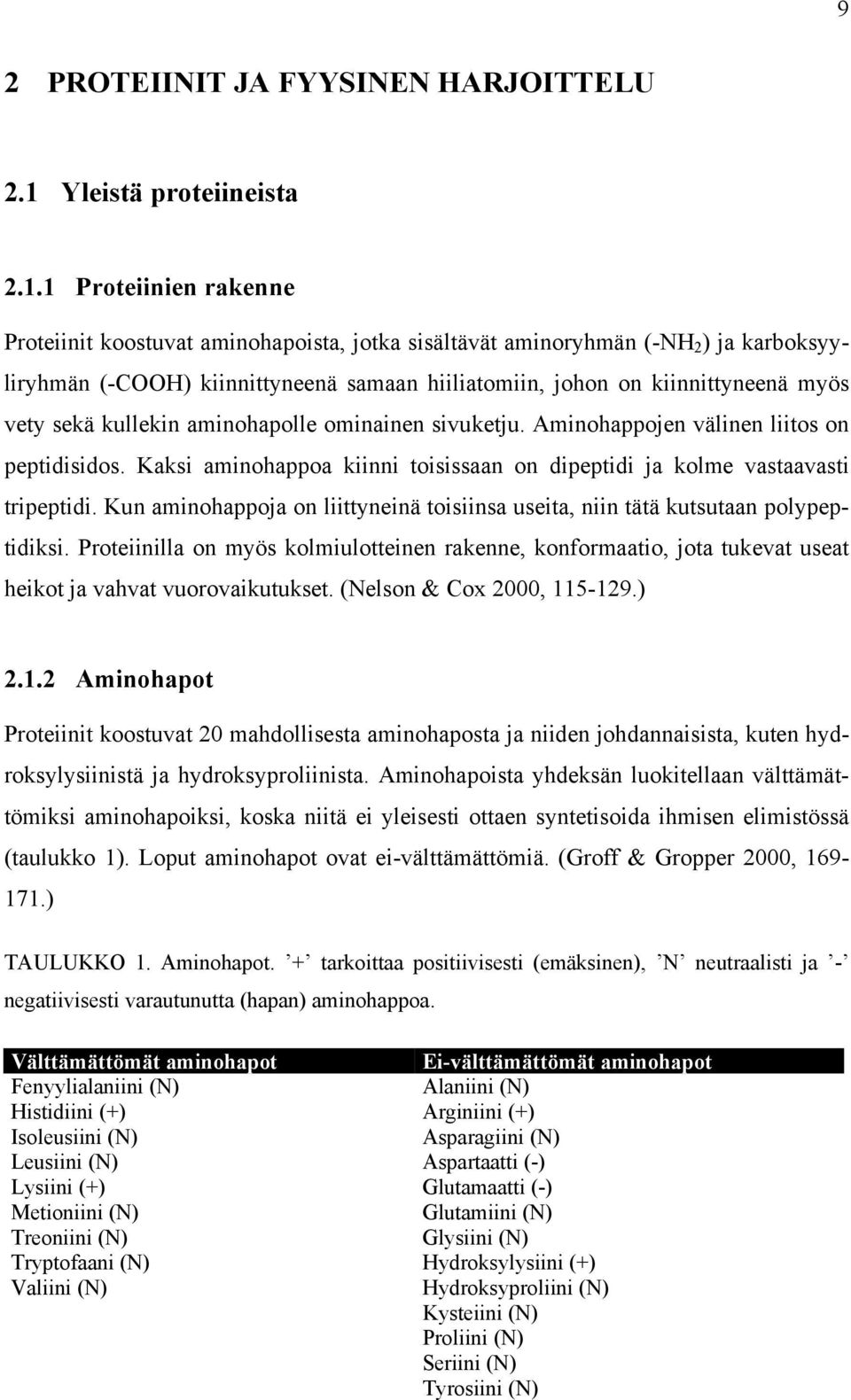 1 Proteiinien rakenne Proteiinit koostuvat aminohapoista, jotka sisältävät aminoryhmän (-NH 2 ) ja karboksyyliryhmän (-COOH) kiinnittyneenä samaan hiiliatomiin, johon on kiinnittyneenä myös vety sekä