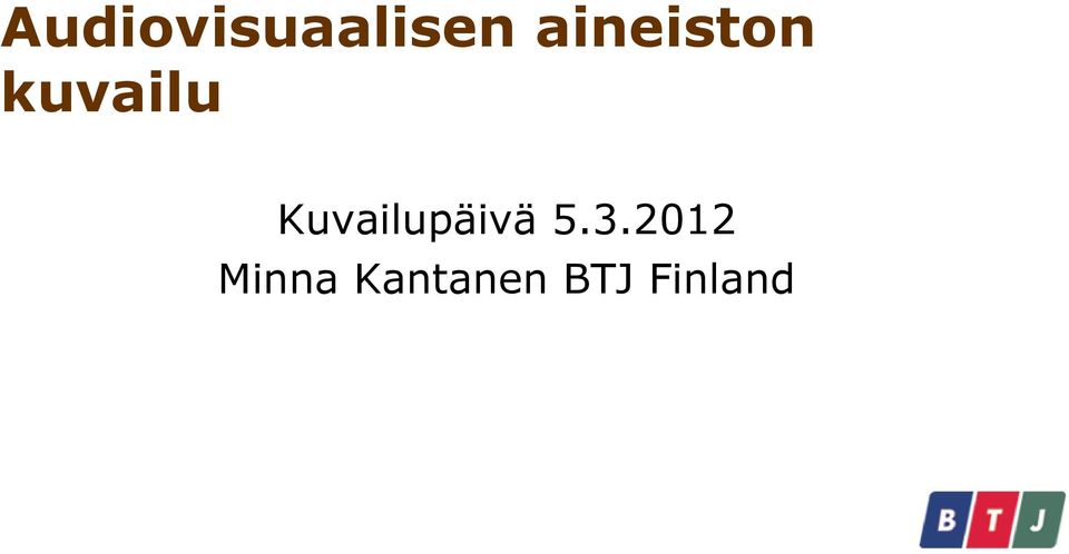 Kuvailupäivä 5.3.