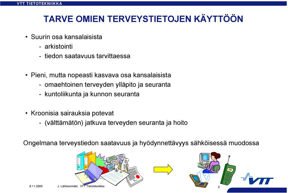 ja kunnon seuranta Kroonisia sairauksia potevat (välttämätön) jatkuva terveyden seuranta ja hoito