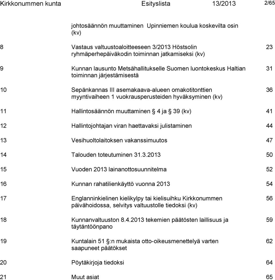 hyväksyminen (kv) 23 