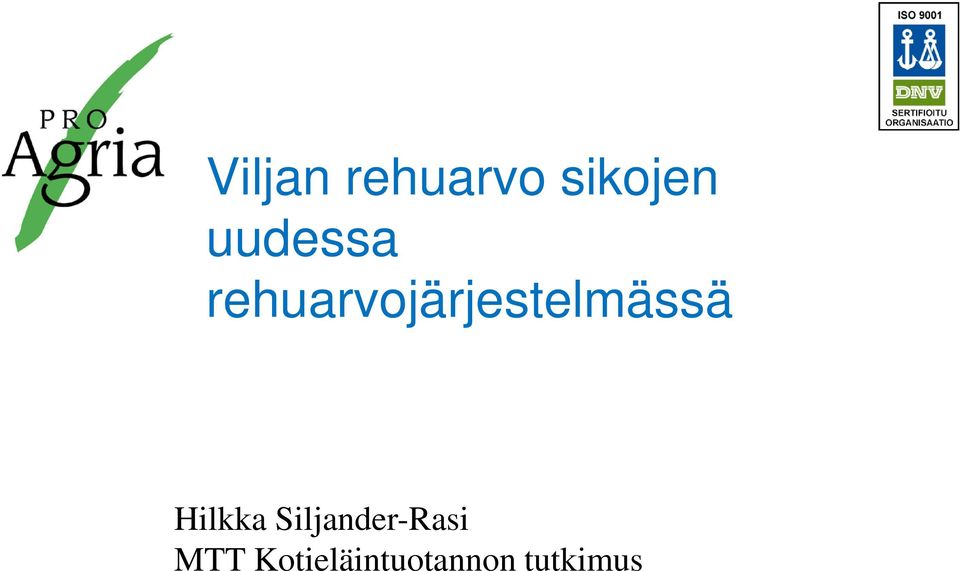 rehuarvojärjestelmässä