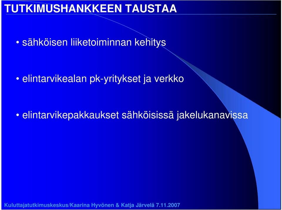 elintarvikealan pk-yritykset ja