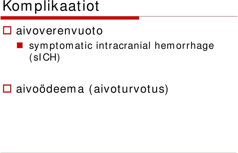 symptmatic