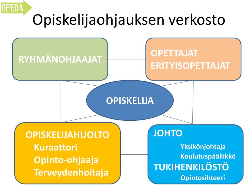 OPISKELIJAHUOLTO Kuraattori Opinto-ohjaaja