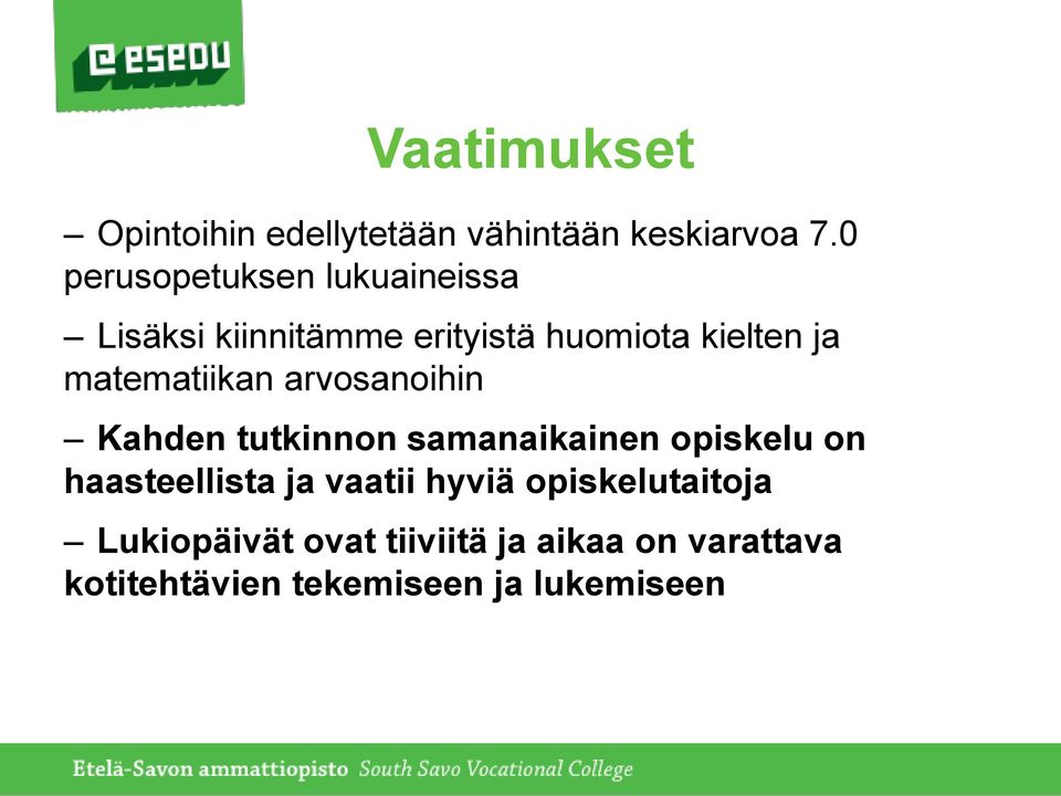 matematiikan arvosanoihin Kahden tutkinnon samanaikainen opiskelu on haasteellista