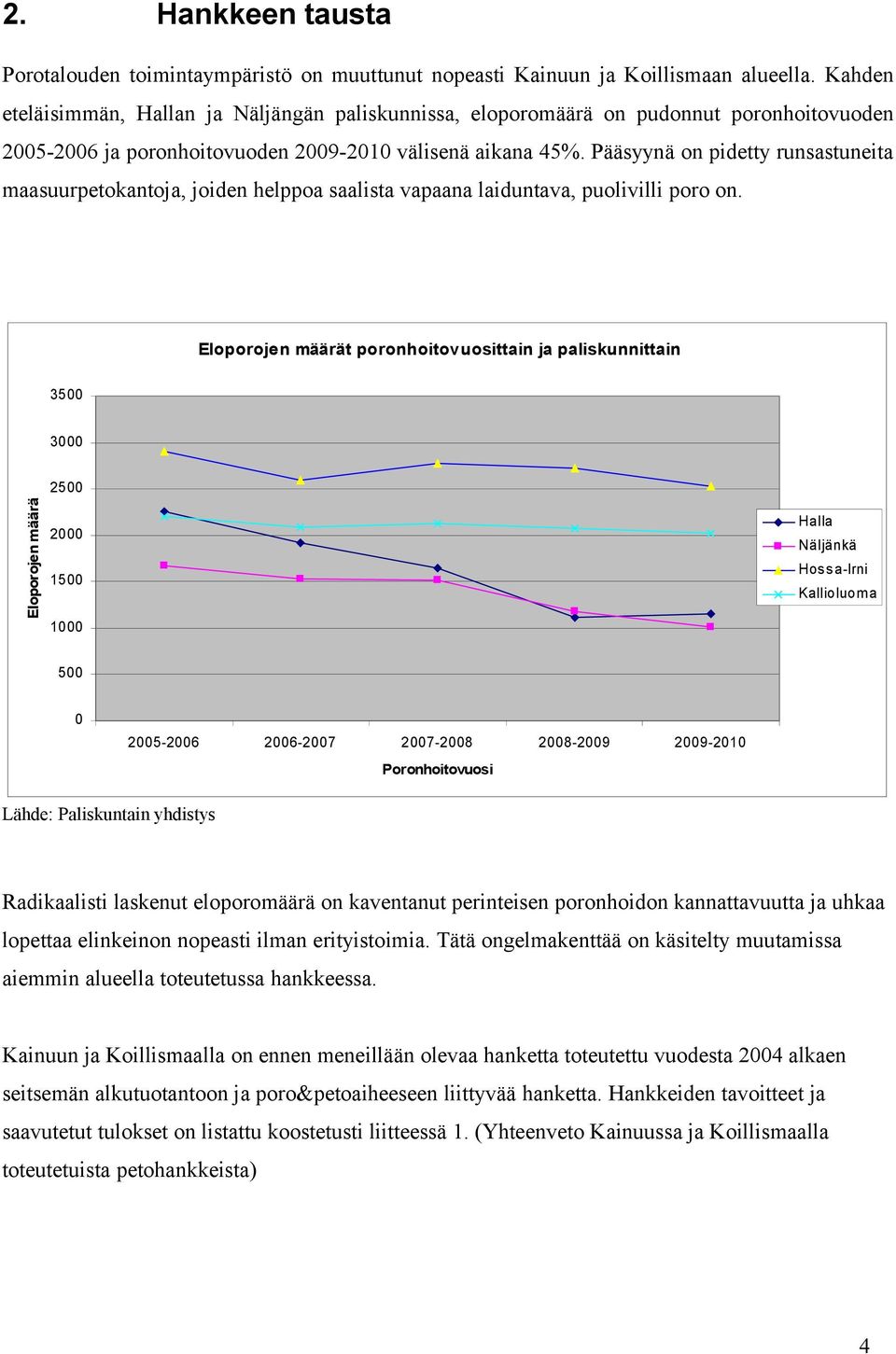 Pääsyynä on pidetty runsastuneita maasuurpetokantoja, joiden helppoa saalista vapaana laiduntava, puolivilli poro on.