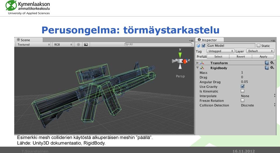 käytöstä alkuperäisen meshin