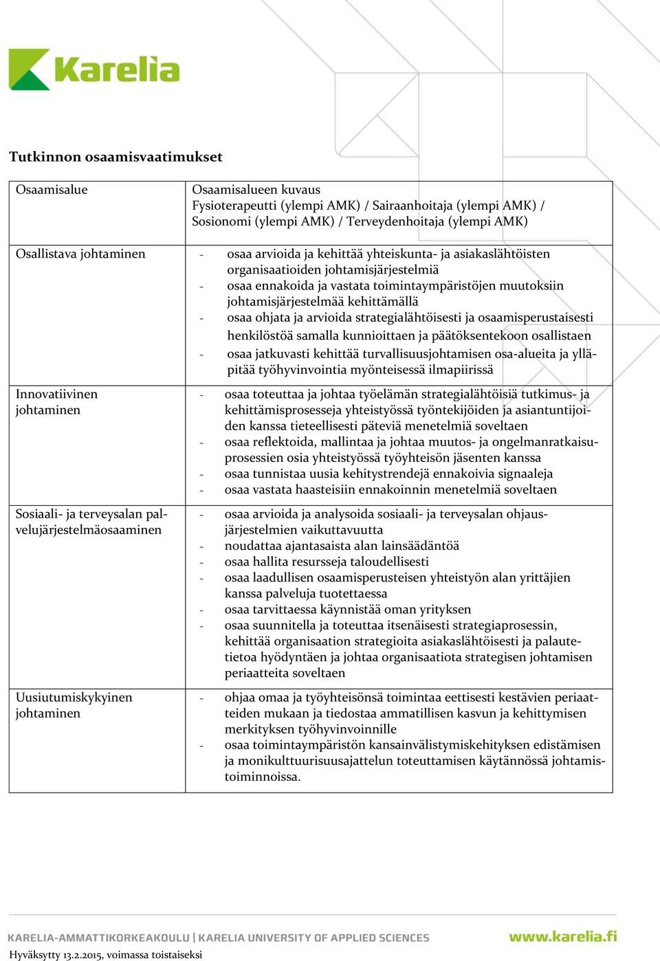 kehittämällä - osaa ohjata ja arvioida strategialähtöisesti ja osaamisperustaisesti henkilöstöä samalla kunnioittaen ja päätöksentekoon osallistaen - osaa jatkuvasti kehittää turvallisuusjohtamisen