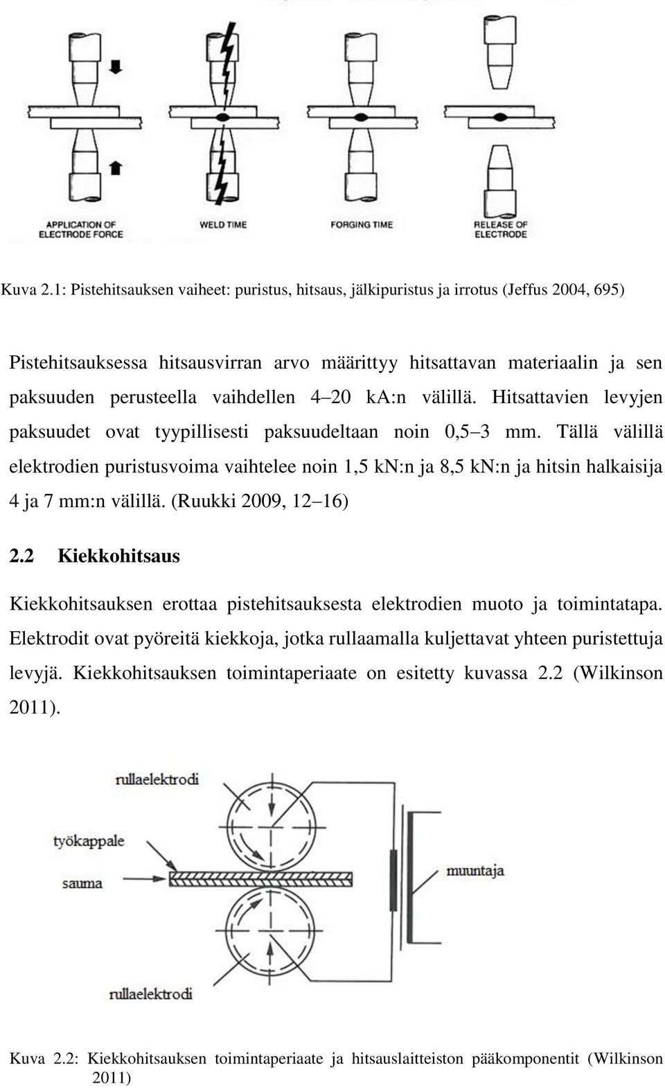 vaihdellen 4 20 ka:n välillä. Hitsattavien levyjen paksuudet ovat tyypillisesti paksuudeltaan noin 0,5 3 mm.