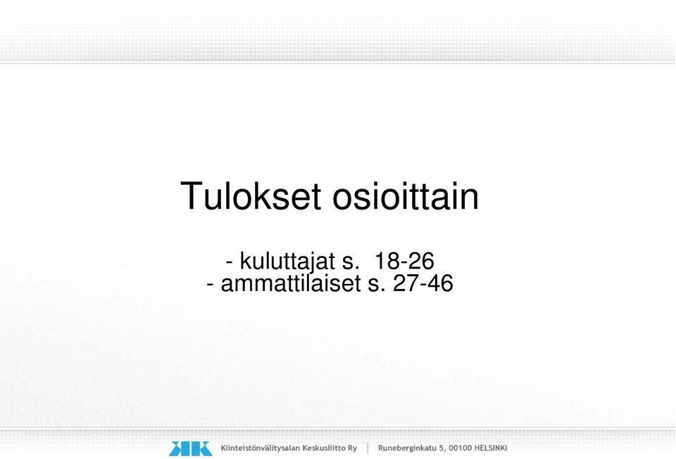 kuluttajat s.