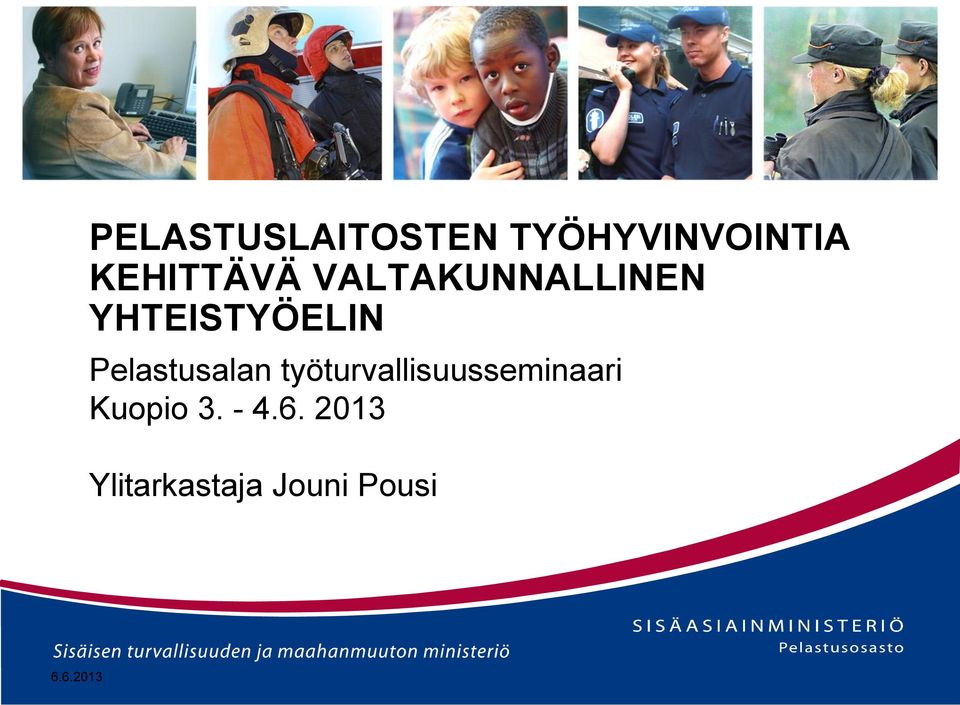 Pelastusalan työturvallisuusseminaari