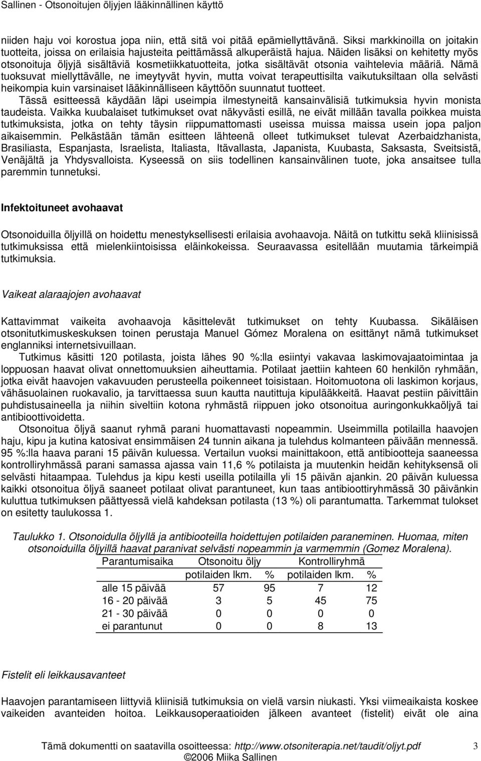 Nämä tuoksuvat miellyttävälle, ne imeytyvät hyvin, mutta voivat terapeuttisilta vaikutuksiltaan olla selvästi heikompia kuin varsinaiset lääkinnälliseen käyttöön suunnatut tuotteet.