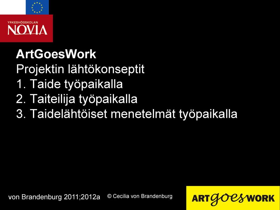 Taiteilija työpaikalla 3.
