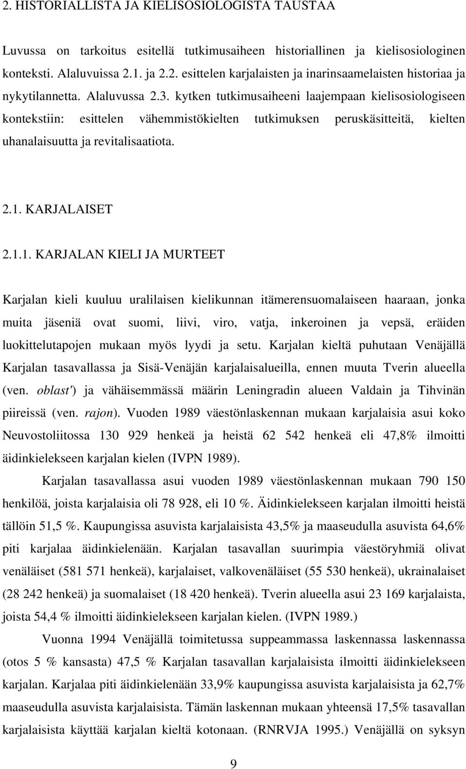 KARJALAISET 2.1.