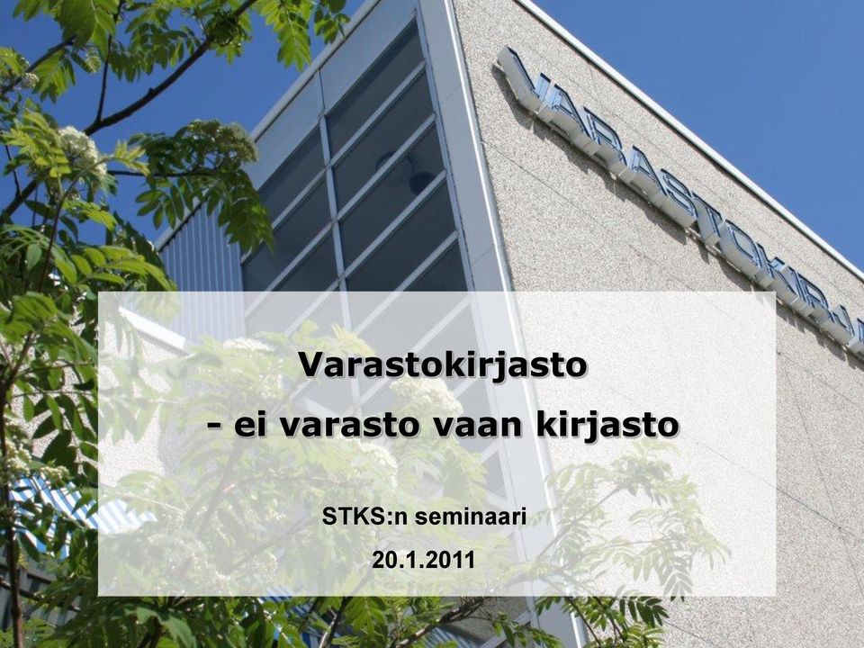 kirjasto STKS:n