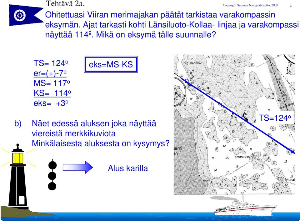 Mikä on eksymä tälle suunnalle?